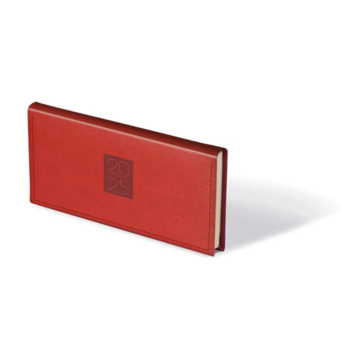 Kalendart Classic 2026 C030 bordó heti beosztású fekvő zsebnaptár #1