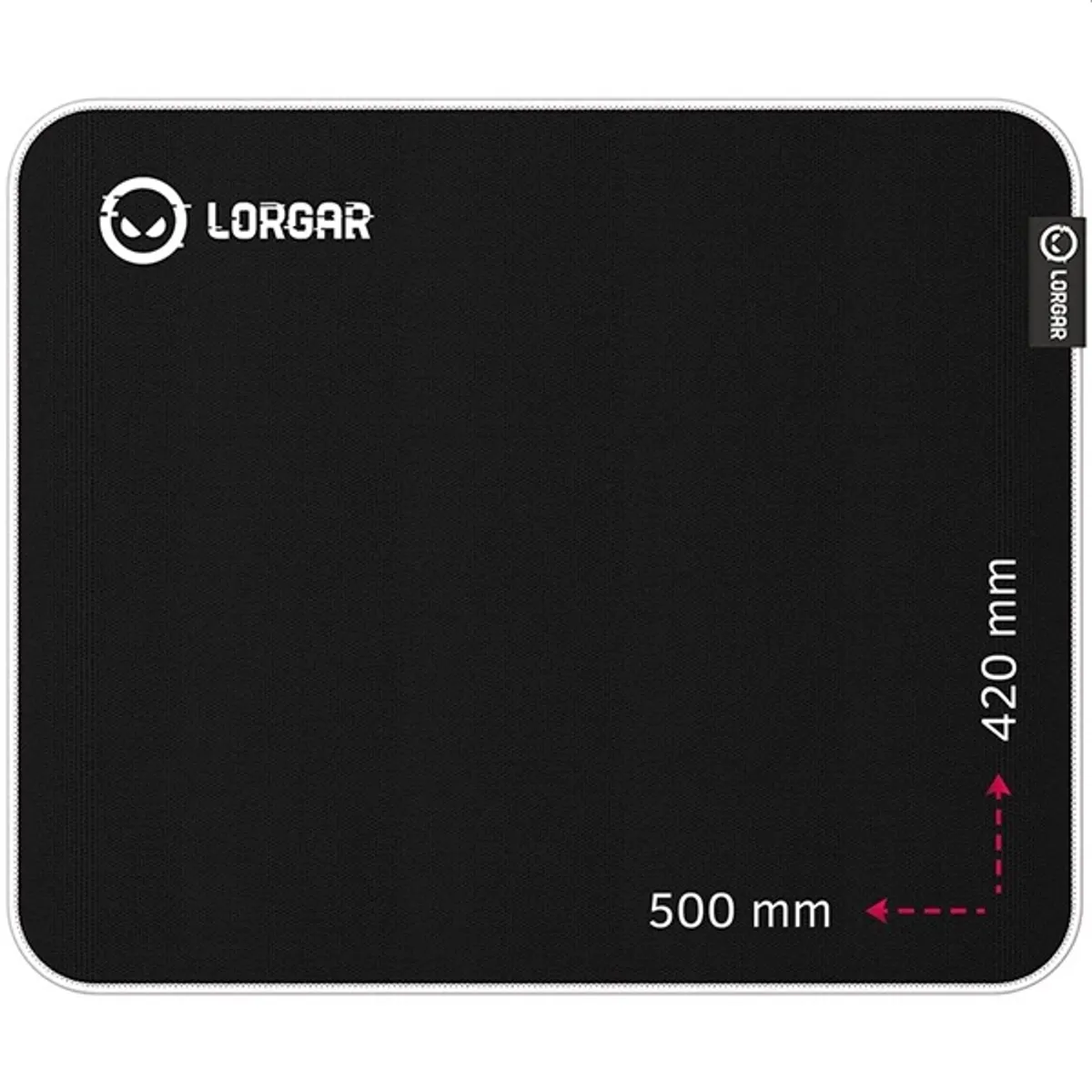 Lorgar Legacer 755 500x420x3mm fekete/lila egérpad #1
