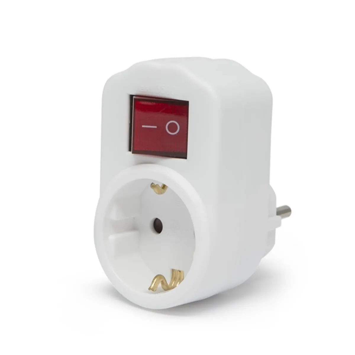 Delight 230V 10A Földelt kapcsolós 1-es fali dugalj #1