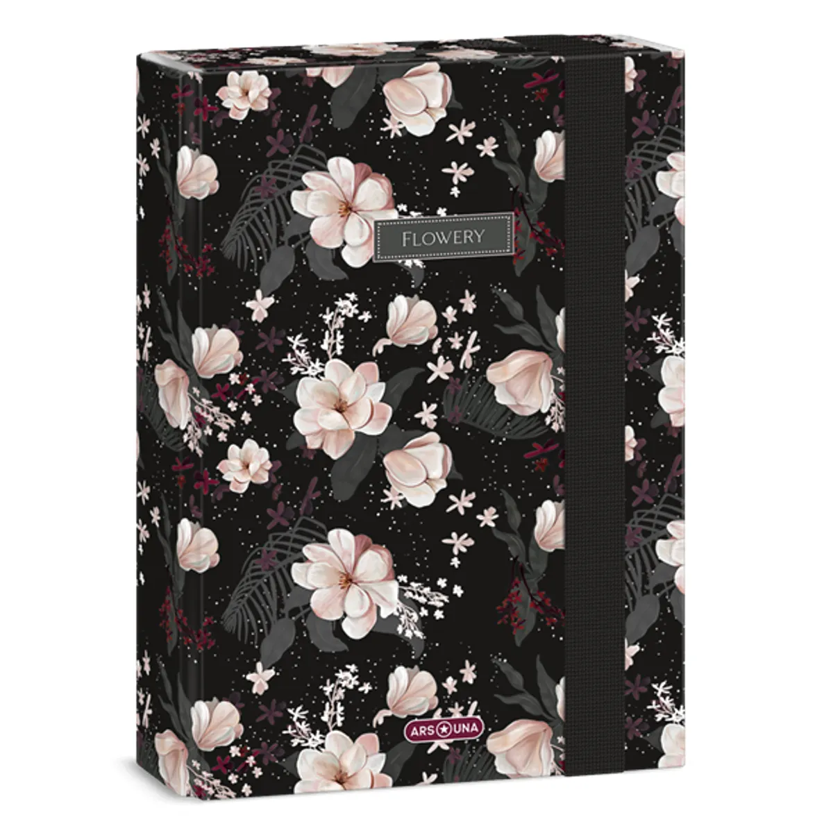 Ars Una Flowery Black 24 (5374) A5 füzetbox #1