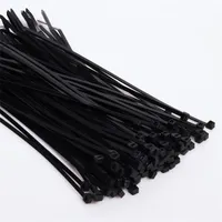 Iris Electric 100 db fekete 200x2,5mm kábelkötegelő, gyorskötöző, kötegelő, UV álló #2