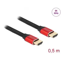 Delock 85772 50cm Ultra nagy sebességű HDMI 48Gbps 8K 60Hz piros kábel #2