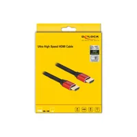 Delock 85772 50cm Ultra nagy sebességű HDMI 48Gbps 8K 60Hz piros kábel #3