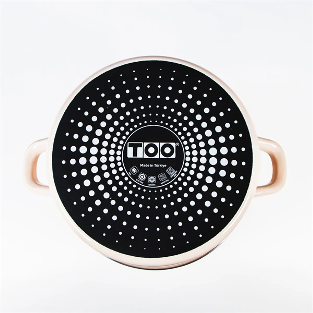 TOO LINE ROSE 3,65 literes, 22cm átmérő, 11cm magasságú lábas (fazék) üveg fedővel #4