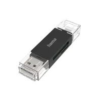 Hama 00200130 SD/microSD fekete USB 2.0 kártyaolvasó #1