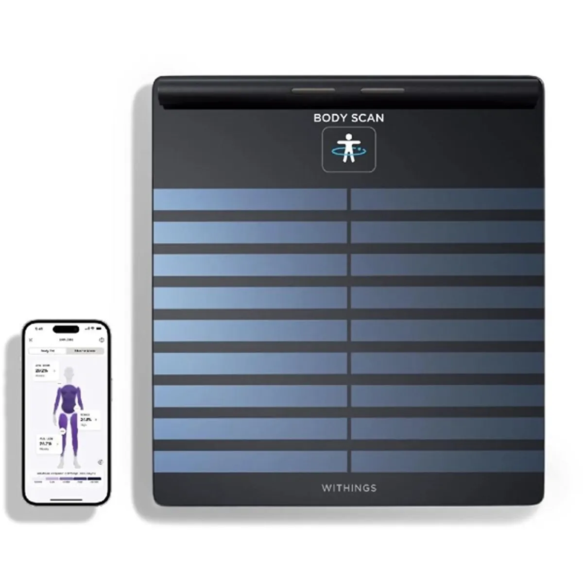 Withings Body Scan fekete személymérleg #1