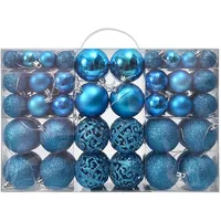 Iris Karácsonyfa gömb szett 100 db-os türkiz