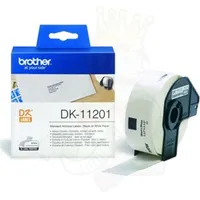 Brother DK11201 29x90mm 400db-os papír fehér/fekete papírszalag #1