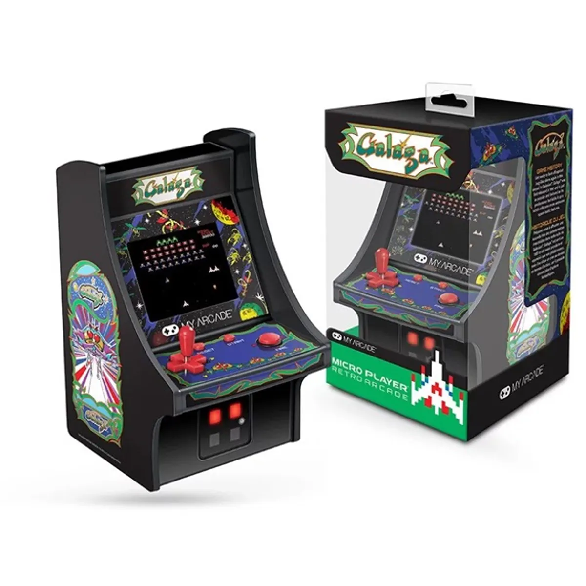 My Arcade DGUNL-3222 Galaga Micro Player Retro Arcade 6.75" hordozható kézikonzol #1