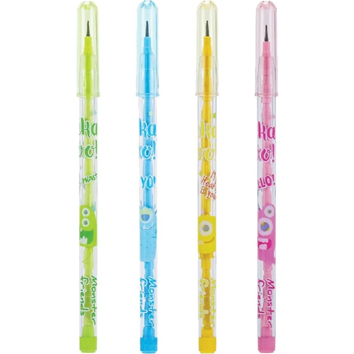Deli Monster Friends vegyes színű tolóbetétes grafitceruza #1