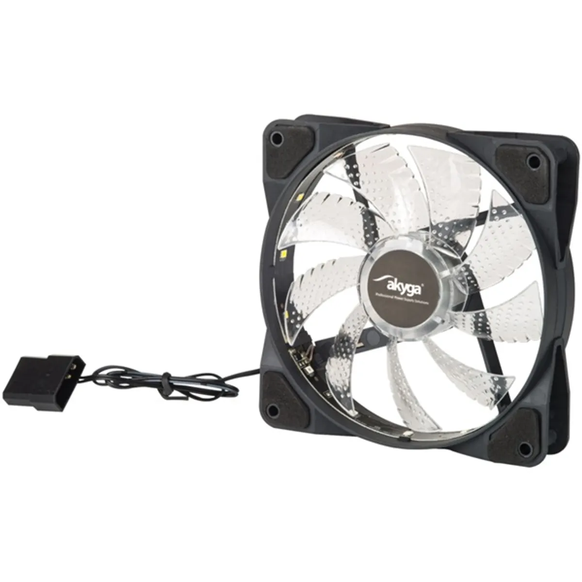 Akyga AW-12D-LED Rainbow LED 120mm ház hűtőventilátor #2