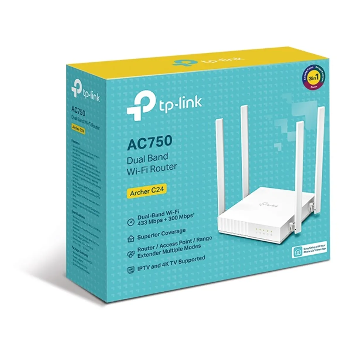 TP-Link Archer C24 AC750 802.11ac Dual-Band Vezeték nélküli Router #4