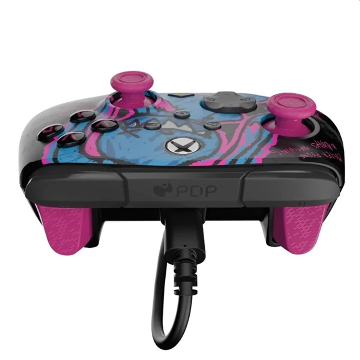 PDP 049-023-CDMP Rematch Glow Xbox One/Series X|S/PC vezetékes Call of Duty: Mister Peeks Glow in the Dark kontroller #8