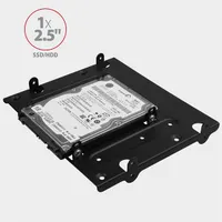 Axagon RHD-435 5,25"-ről 4 db 2,5" vagy 1 db 3.5" és 2 db 2.5" SSD / HDD beépítő keret #2