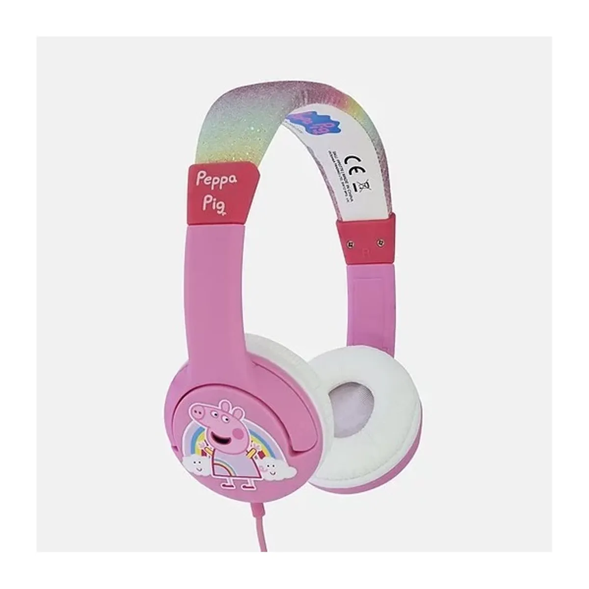 OTL PP0776 Peppa Glitter Rainbow Junior fejhallgató #1