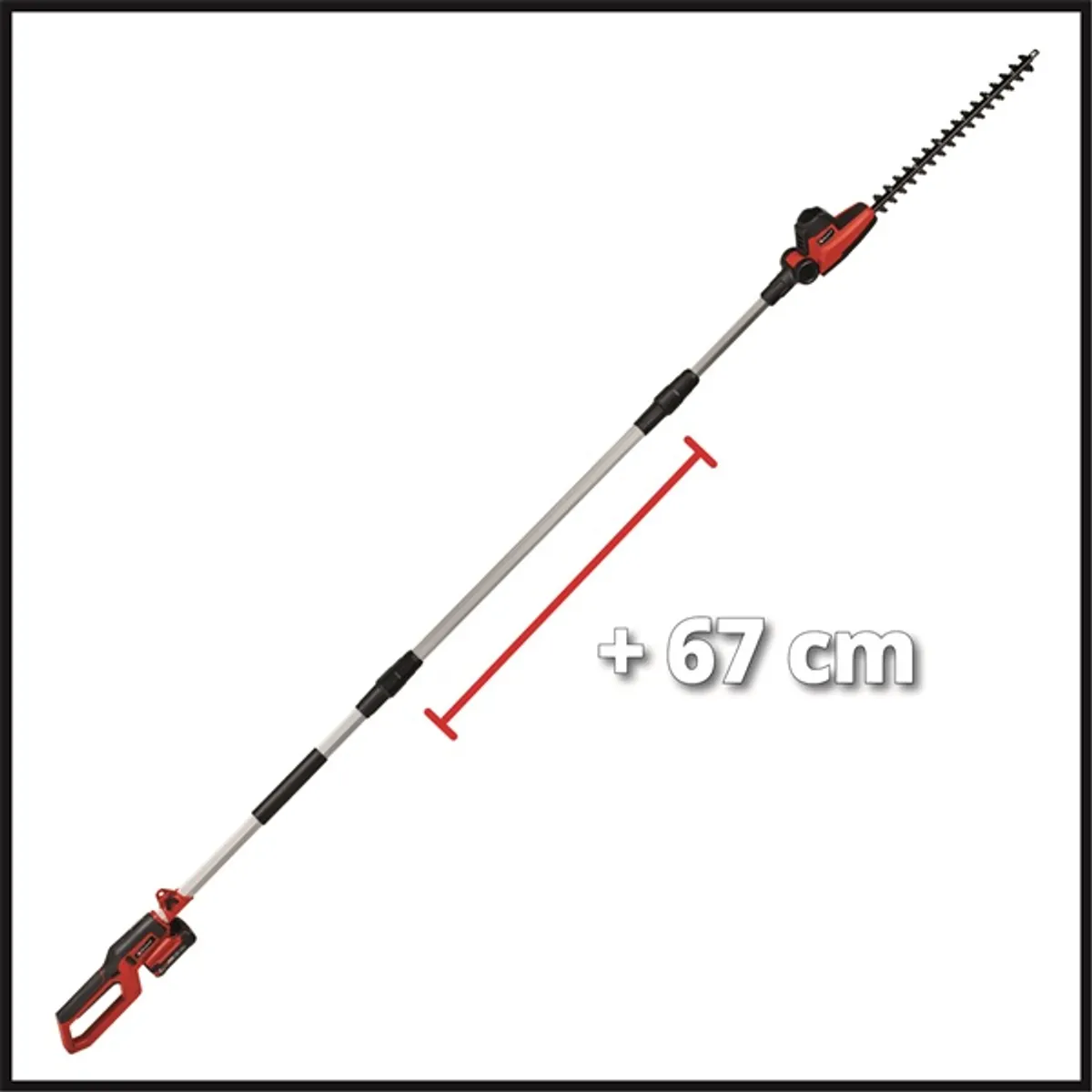 Einhell 3410585 PXC GC-HH 18/45 Li T-Solo akku és töltő nélkül akkumulátoros magassági sövényvágó #7