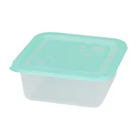 FLAIR 80052 Freezy 1,2L 3 db-os smaragdzöld négyzetes ételtároló hűtődoboz #3