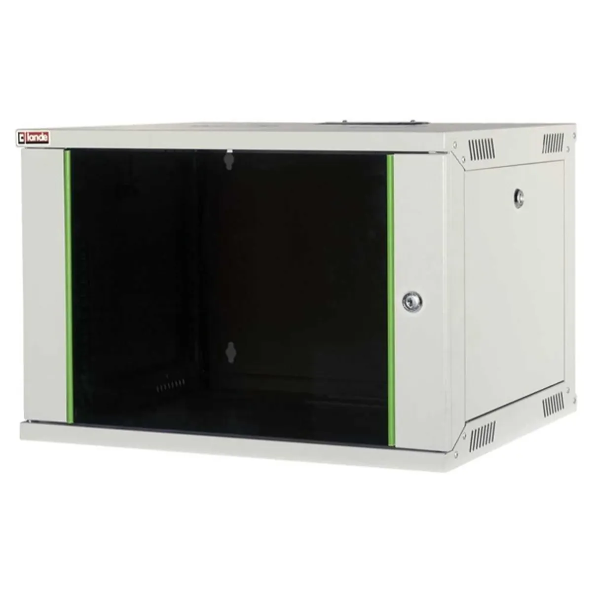 Lande LN-EUBOX12U5460-LG-1 EURObox 19" 12U 540x600 szürke fali rack szekrény #1