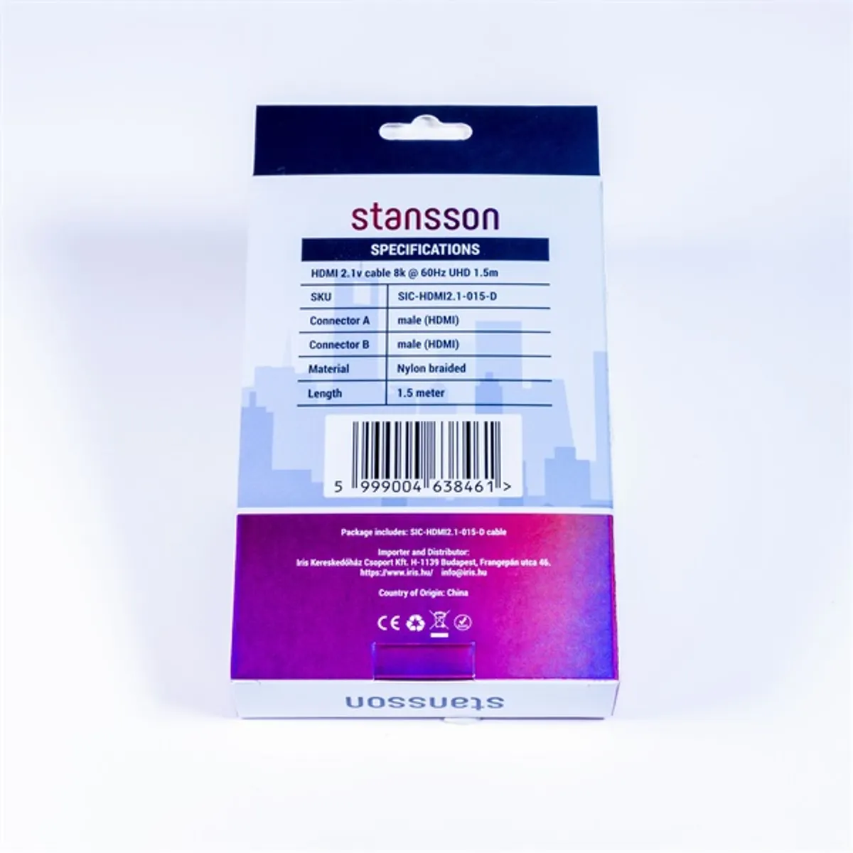 Stansson 1,5m HDMI 2.1 kábel #4