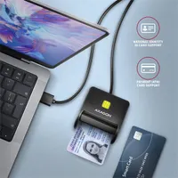 Axagon CRE-SM3N USB Smart card FlatReader okos kártyaolvasó #2
