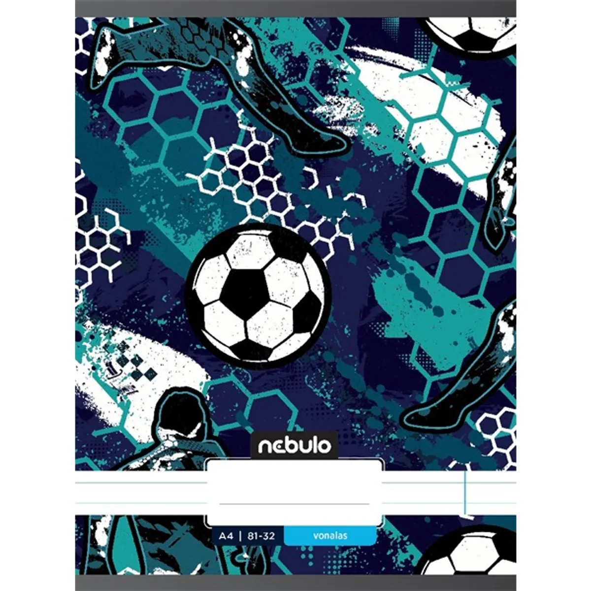 Nebulo Xtreme A4 81-32 tűzött vonalas füzet #5