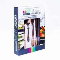 TOO KT-402 RG Spark 16 db-os rózsaarany evőeszköz készlet #3