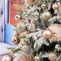 Iris Karácsonyfa gömb szett 100 db-os rózsaarany #3