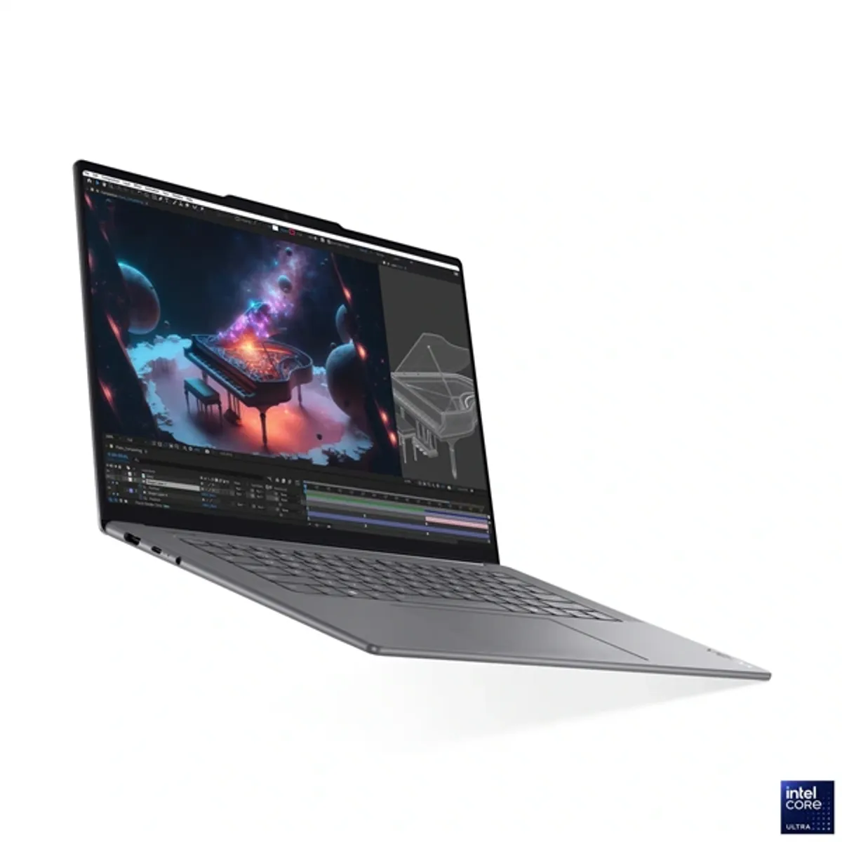 Lenovo Yoga Slim 7 15ILL9 15,3"2,8K/Intel Core Ultra 7 258V/32GB/1TB/Int.VGA/Win11/Aluminium ház - szürke laptop #9