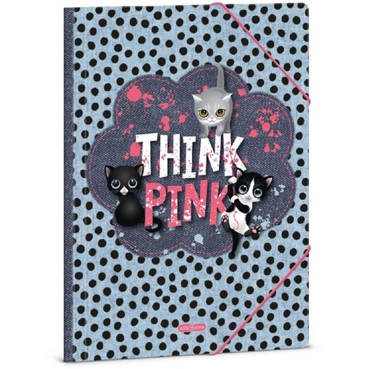 Ars Una Think-Pink 23 (5285) A4 gumis mappa #1