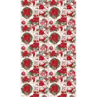 IRIS Karácsonyi tekercses csomagolópapír,  200x70cm, különböző mintákkal, 60g/m2 #2