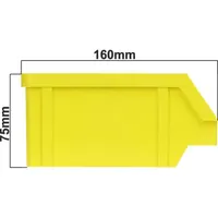 Stalflex BIN-S-Y sárga színű kis méretű tárolódoboz #3