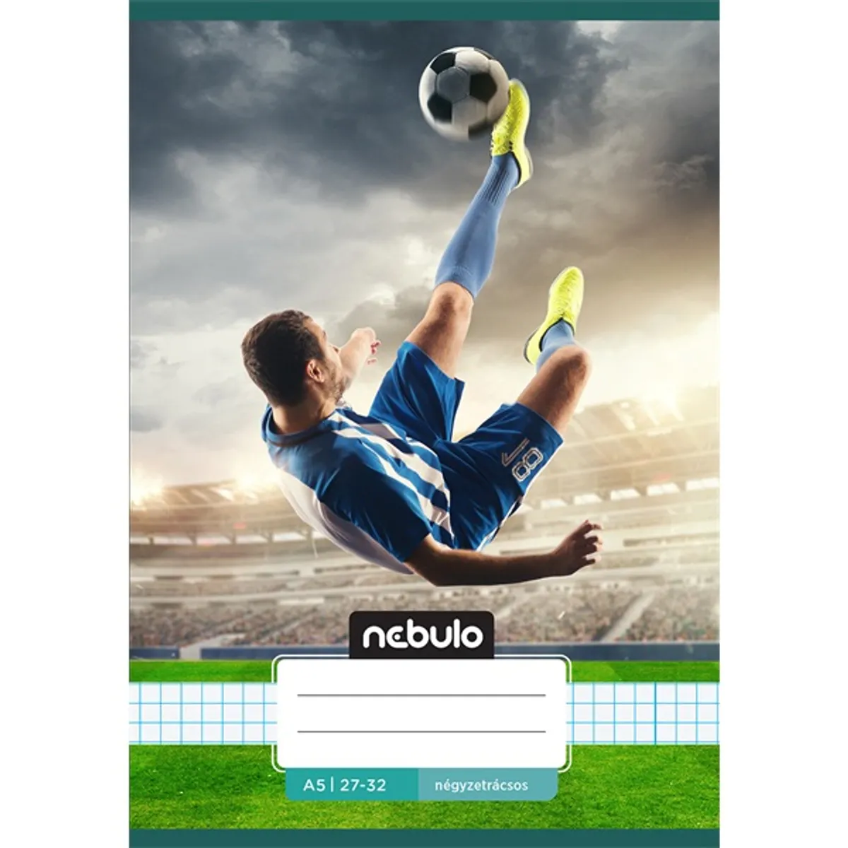 Nebulo Vagány minták II A5 27-32 tűzött kockás füzet #5