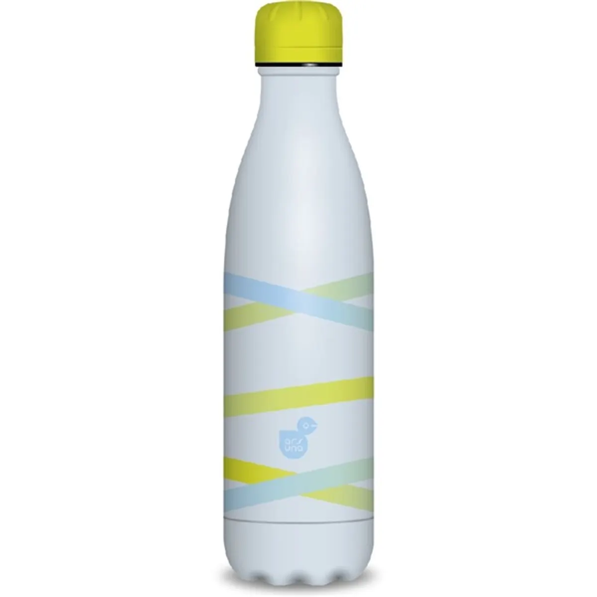 Ars Una 500ml-es Ribbon-yellow duplafalú fémkulacs #1