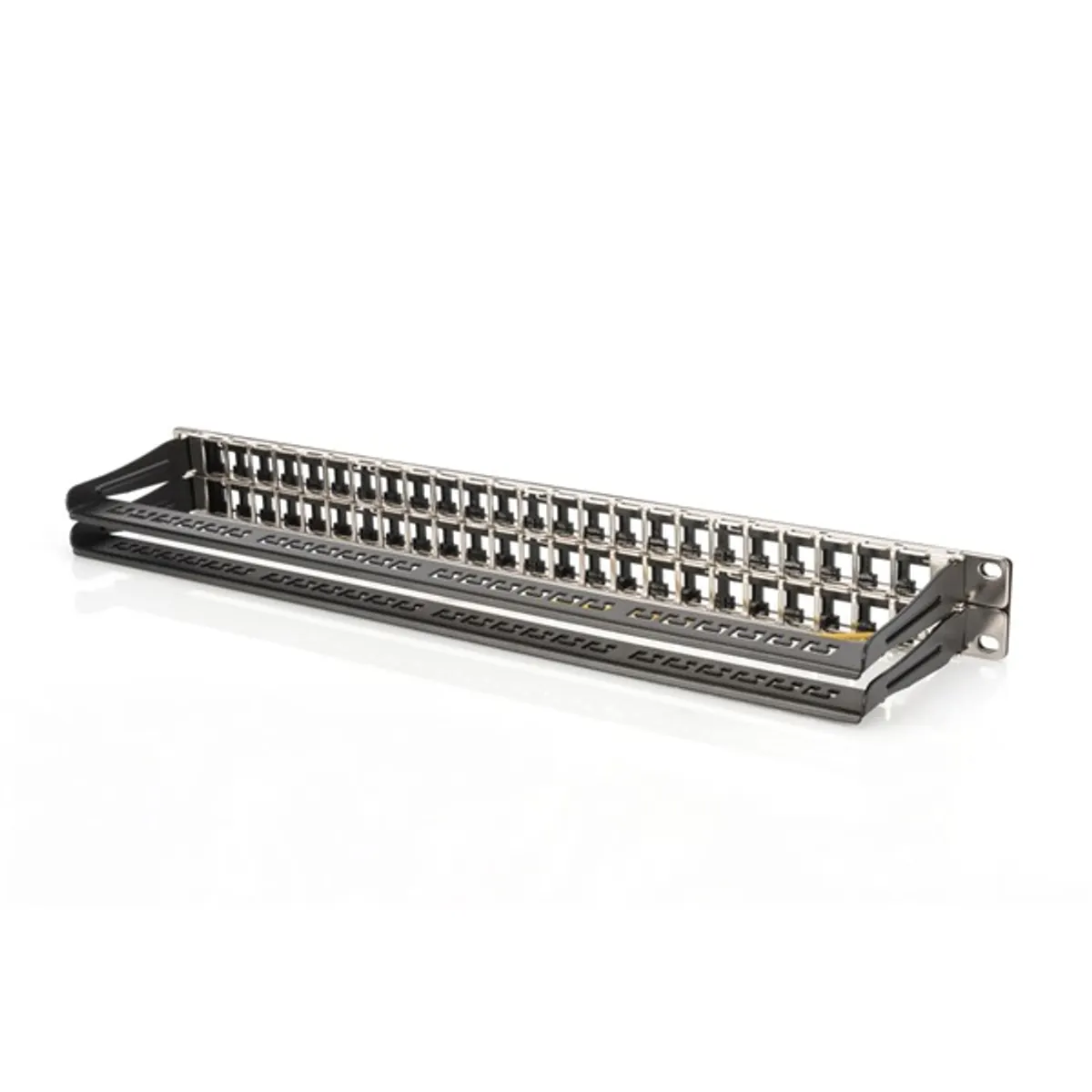 DIGITUS 19" 1U 48port fekete moduláris üres patch panel #4