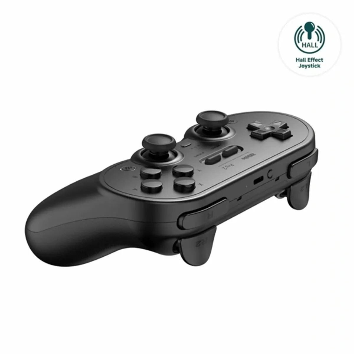 8BitDo Pro 2 Nintendo Switch / Switch 2 / PC / Mobil / Steam Bluetooth Hall-Effect fekete vezeték nélküli kontroller #4