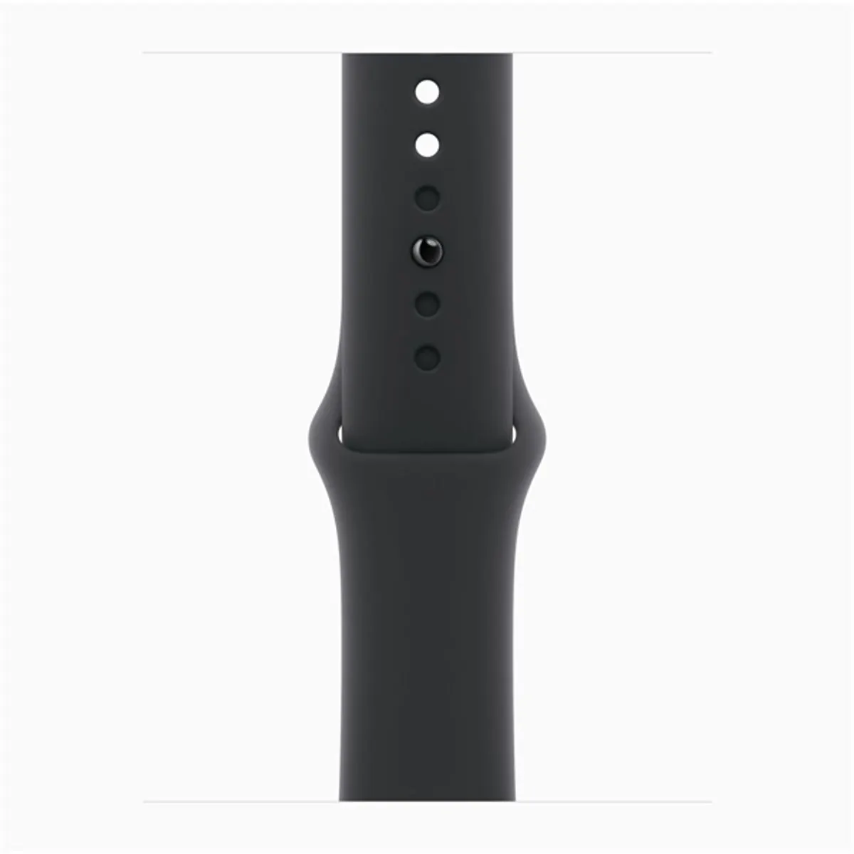 Apple Watch S11 GPS-es (42mm) kozmoszfekete alumínium tok, fekete S/M sportszíjas okosóra #3