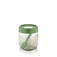 IRIS C-00421 Rainbow zöld üveg tároló 425ml