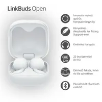 Sony WF-L910 Linkbuds Open True Wireless Bluetooth fehér fülhallgató #6