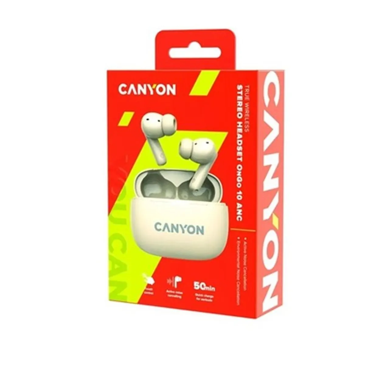 Canyon TWS-10 True Wireless Bluetooth barna fülhallgató #8