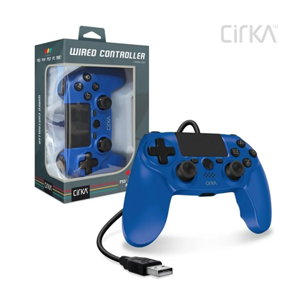 Cirka M07527-BU NuForce PS4/PC/Mac vezetékes kék kontroller #1