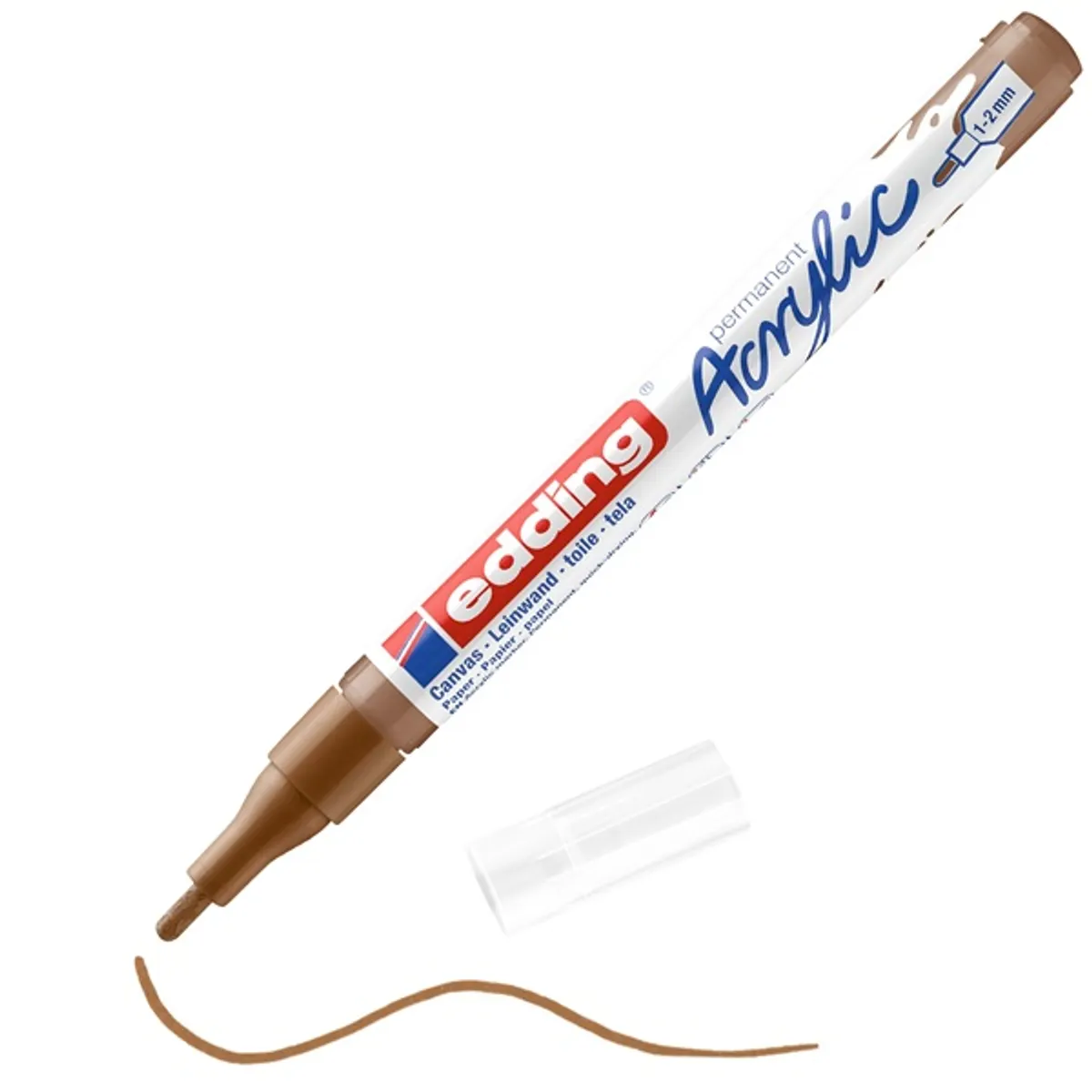 Edding 5300 F mogyoró színű (919) D10 akril marker #3