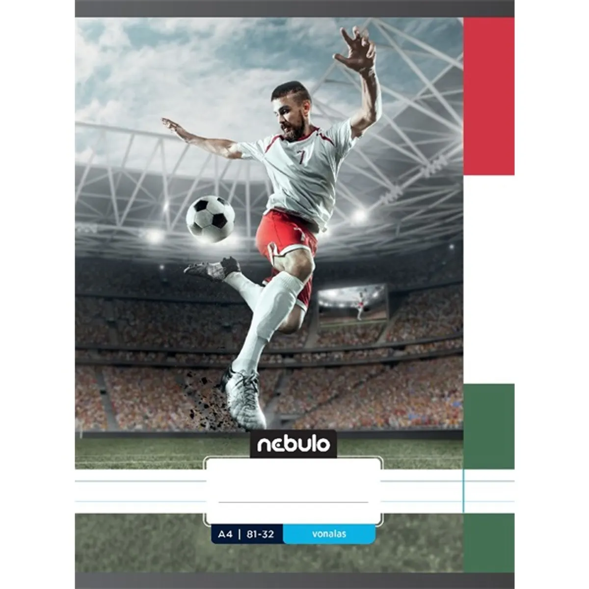 Nebulo Xtreme A4 81-32 tűzött vonalas füzet #4