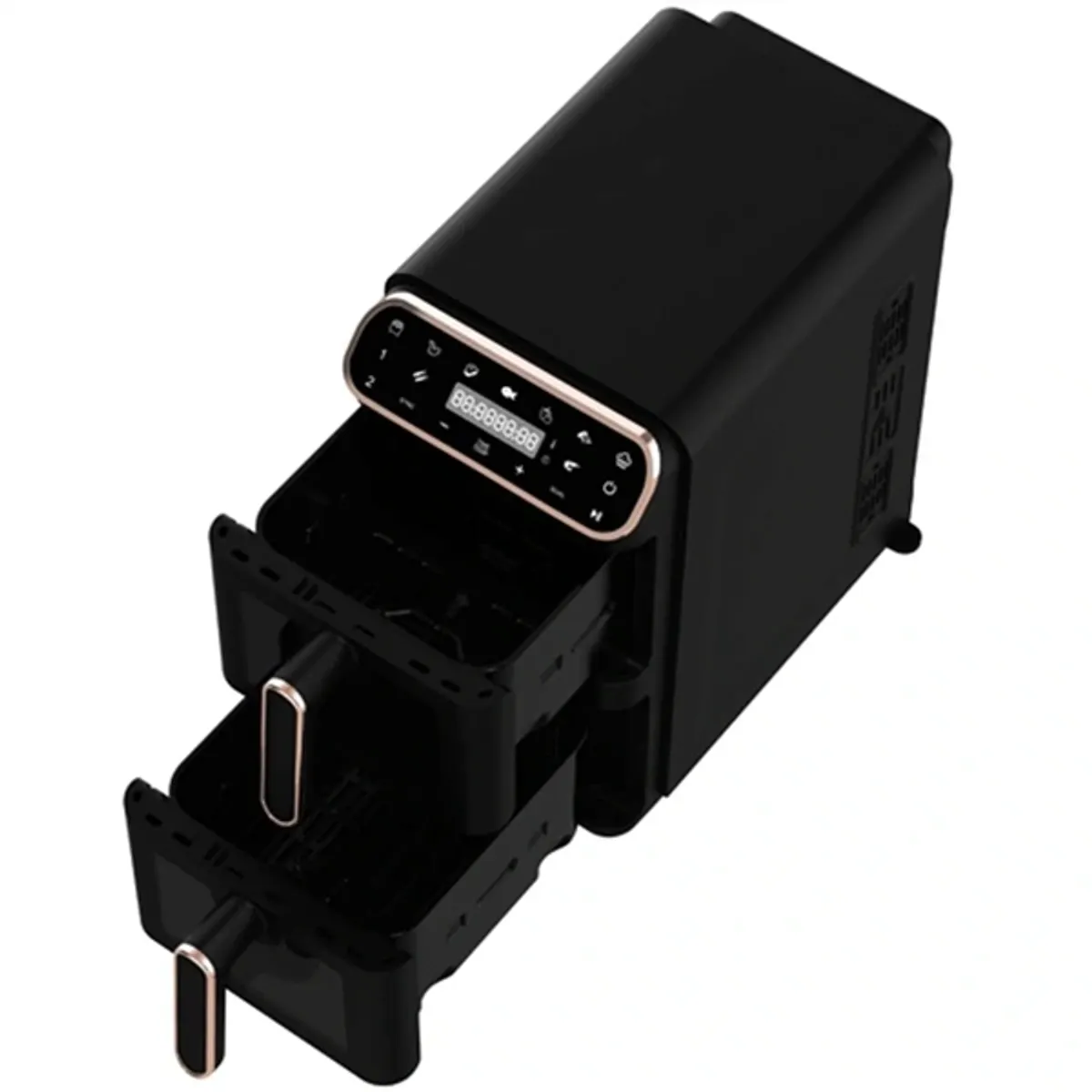 Berlinger Haus BH/9802 fekete- rózsaarany 2x5,5 L forrólevegős sütő #2