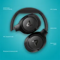 LAMAX NoiseComfort2 Bluetooth ANC Aktív zajszűrős fekete fejhallgató #6
