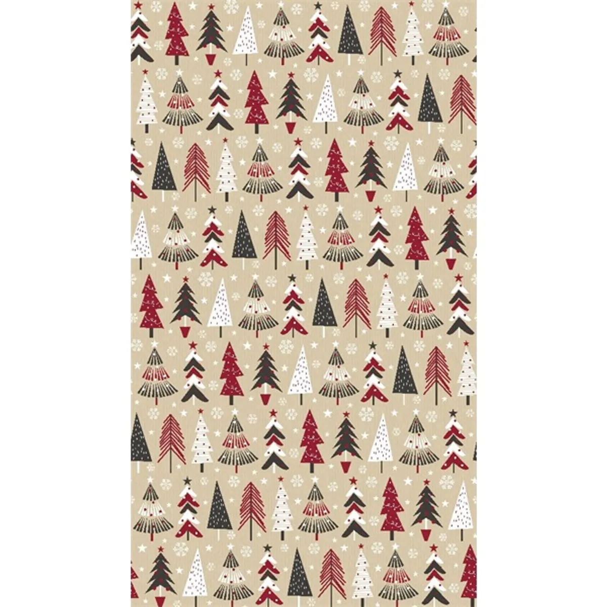IRIS Karácsonyi tekercses KRAFT csomagolópapír,  200x70cm, különböző mintákkal, 60g/m2 #2