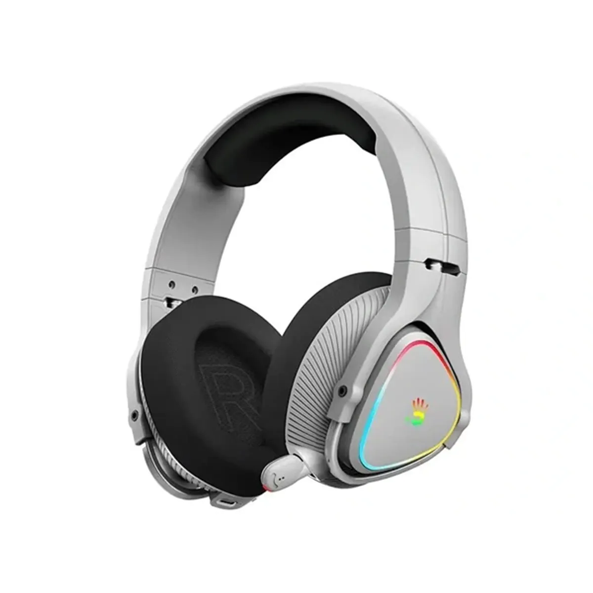 A4-Tech Bloody MR710 Multi-platform vezeték nélküli RGB szürke gamer headset #2