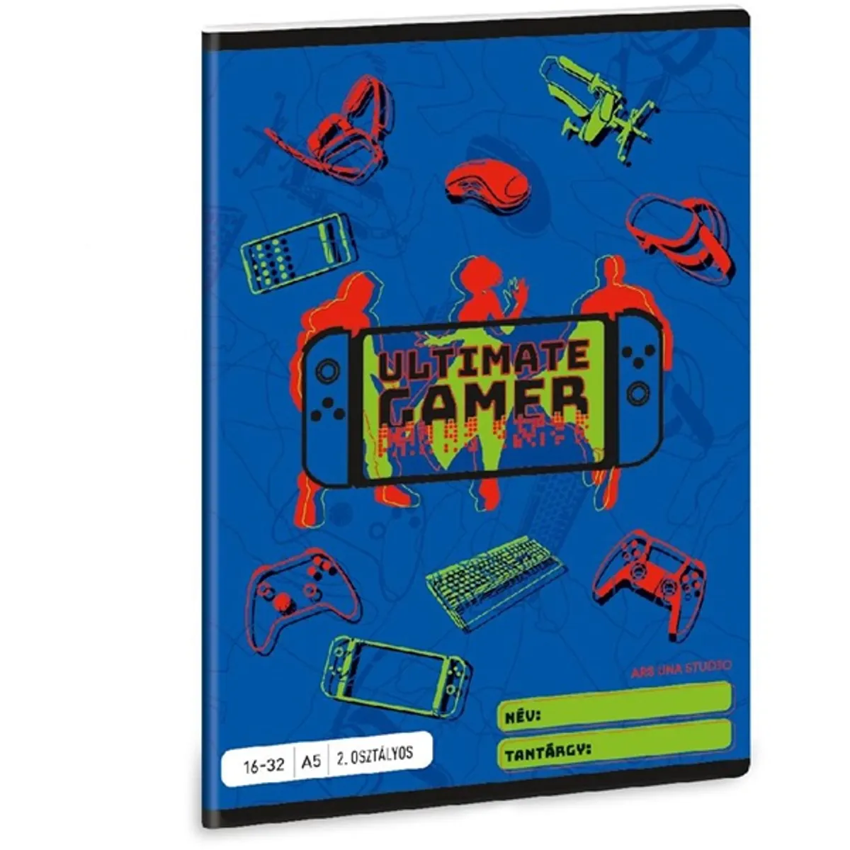 Ars Una Ultimat Gamer 5141 16-32 2. osztályos vonalas füzet #1
