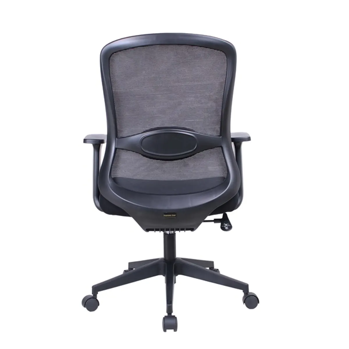 IRISOffice Solara fekete szövet-hálós irodai forgószék fej és háttámasszal #5