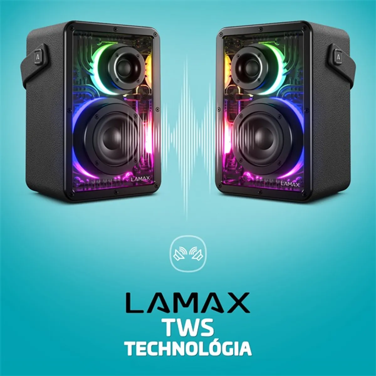 LAMAX CyberWave1 50W party hangszóró BeatBass® technológiával #3
