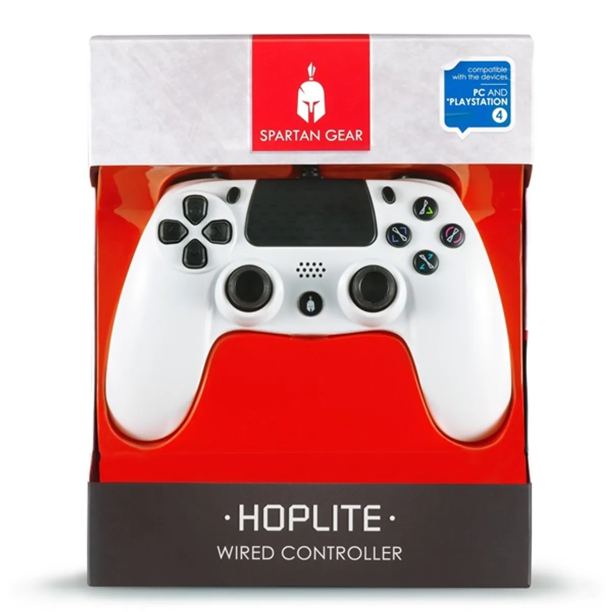 Spartan Gear 2807575 Hoplite PS4 vezetékes fehér kontroller #1